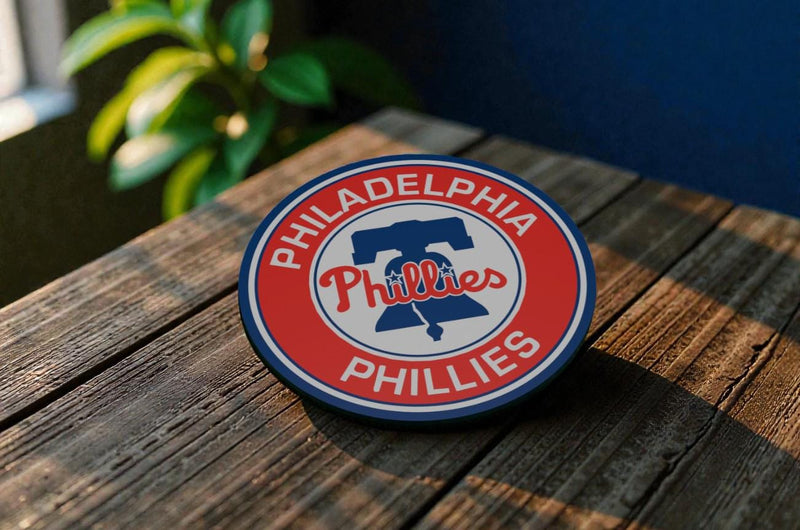 3D Printed MLB Team Logo Coaster Set | Baseball Fan Gift