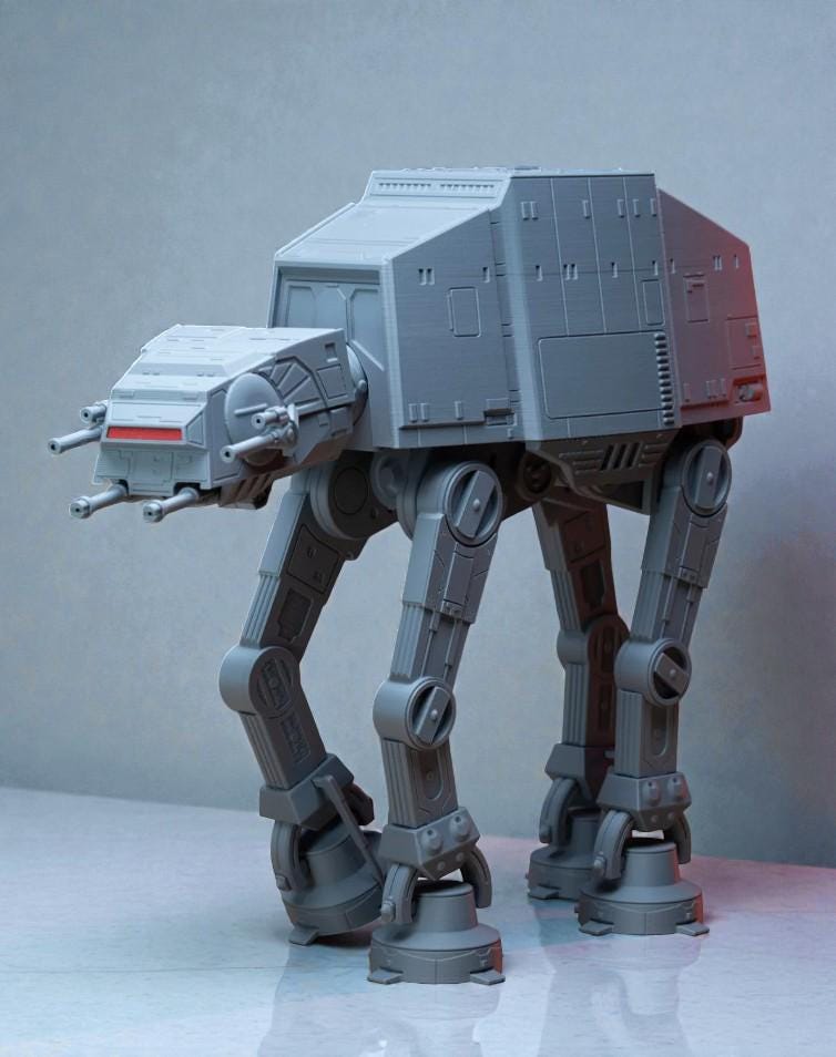 3D Printed Star Wars Display Models