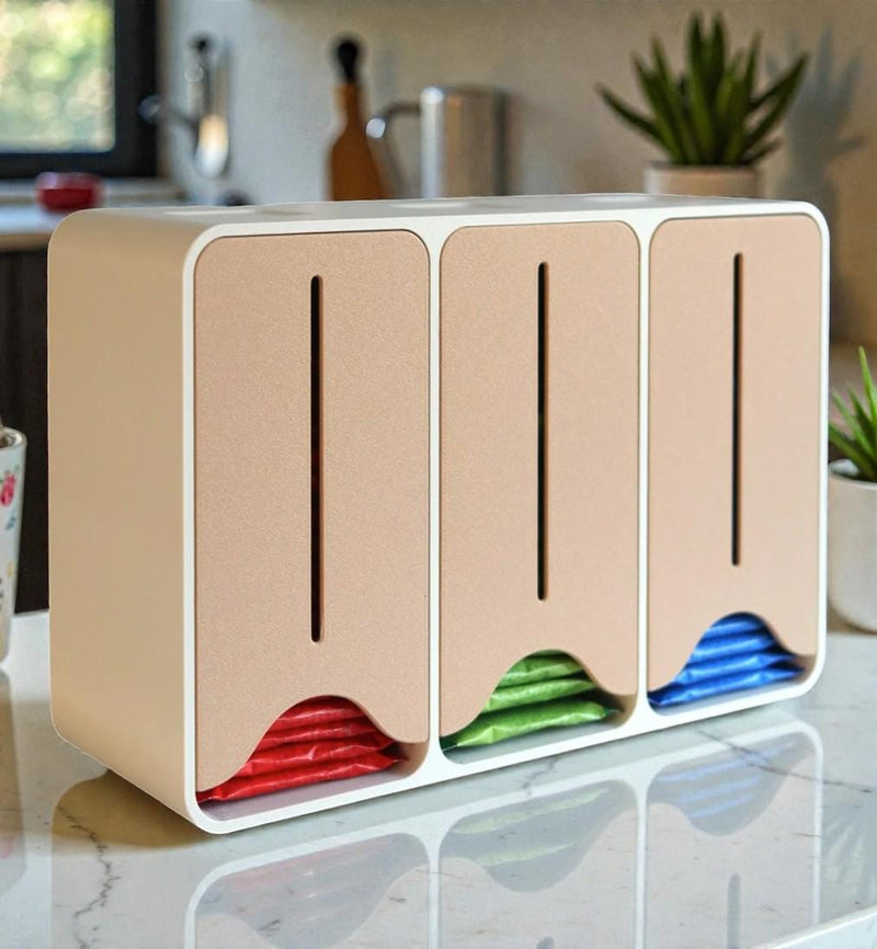 3D Printed Tea Bag Dispenser | Modular Countertop Organizer