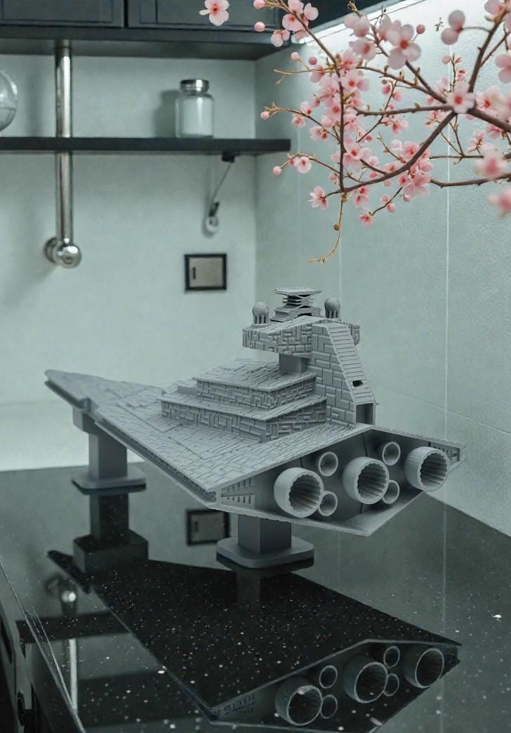 3D Printed Star Wars Display Models