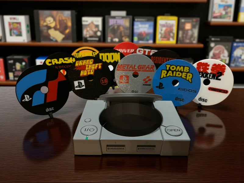 Ultimate PlayStation Console Coaster Collection (PS1, PS2, PS3, & PS4) | 3D Printed Gamer Decor