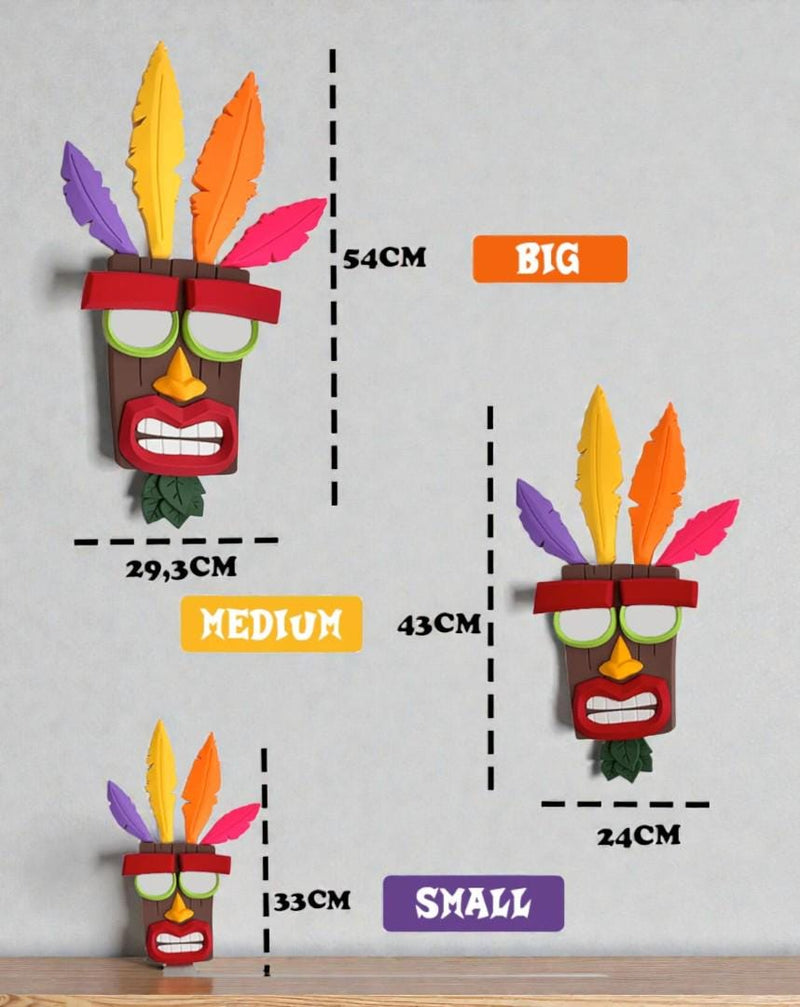 Aku Aku Mask | 3D Printed Retro Gaming Tiki Prop