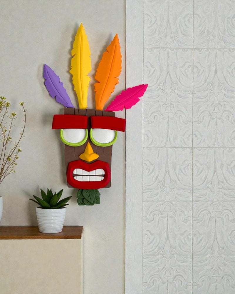 Aku Aku Mask | 3D Printed Retro Gaming Tiki Prop