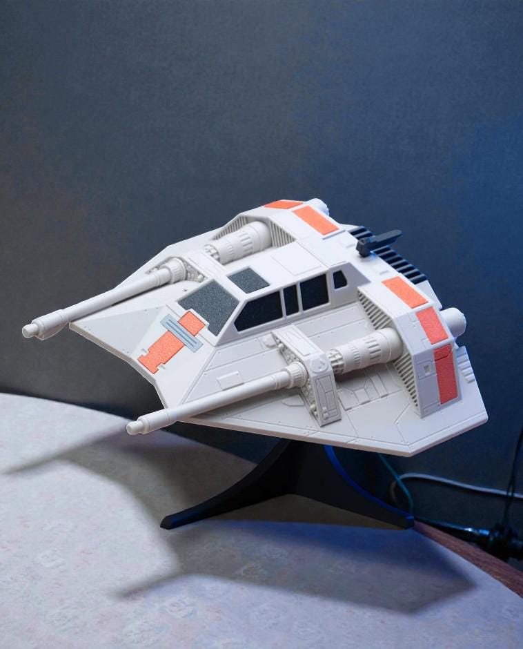 3D Printed Star Wars Display Models