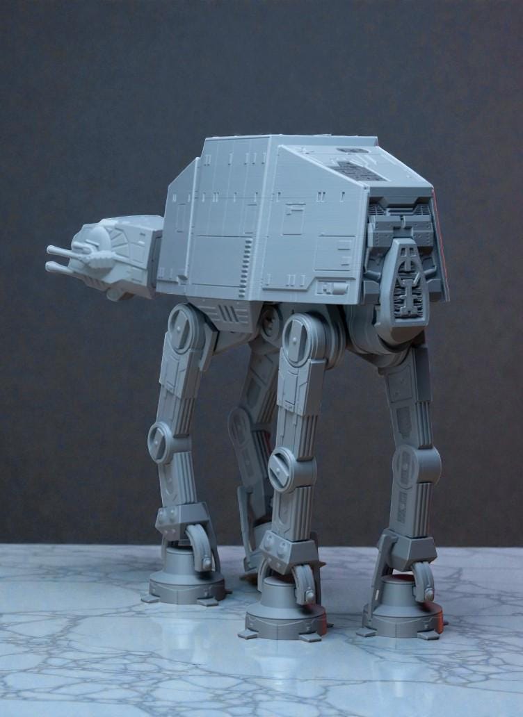 3D Printed Star Wars Display Models