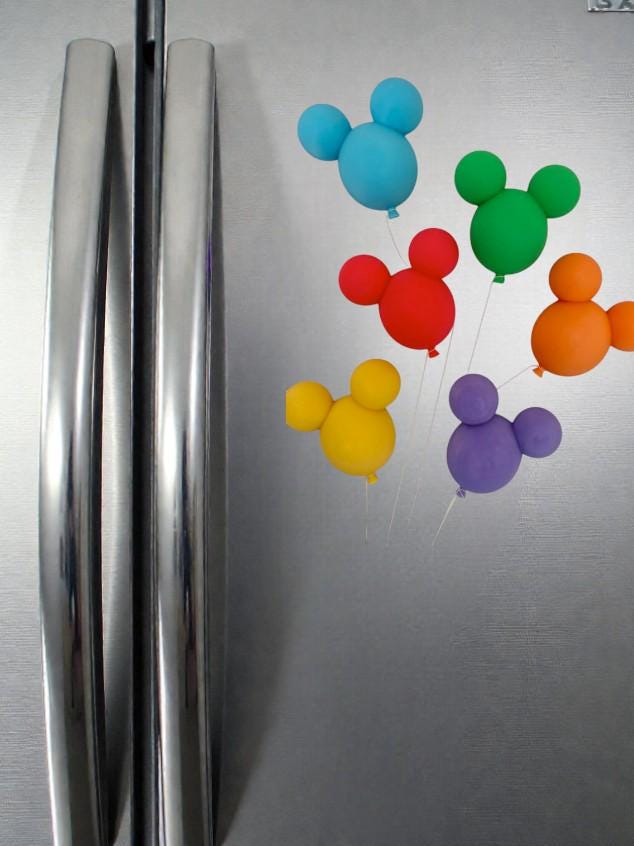 3D Printed Mouse Balloon Magnets | Park Inspired Decor
