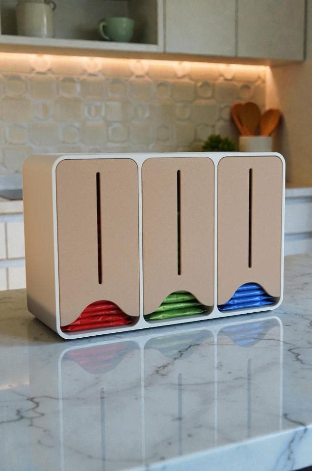 3D Printed Tea Bag Dispenser | Modular Countertop Organizer