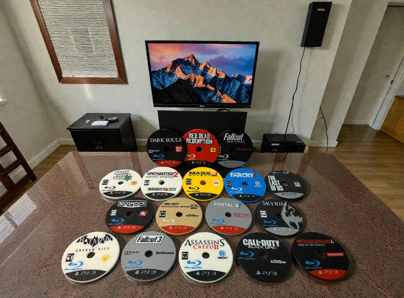 Ultimate PlayStation Console Coaster Collection (PS1, PS2, PS3, & PS4) | 3D Printed Gamer Decor