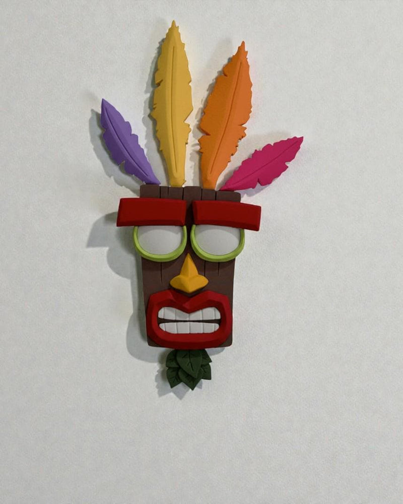 Aku Aku Mask | 3D Printed Retro Gaming Tiki Prop