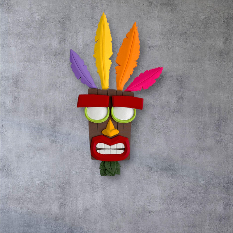 Aku Aku Mask | 3D Printed Retro Gaming Tiki Prop