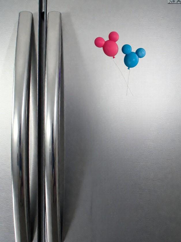 3D Printed Mouse Balloon Magnets | Park Inspired Decor