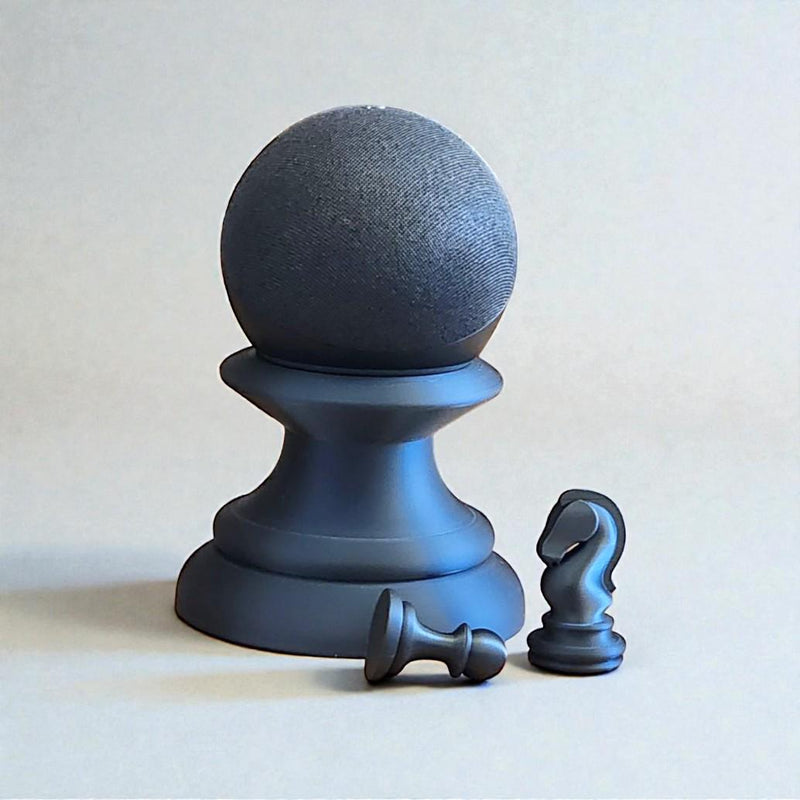 Chess Pawn Echo Dot Stand | Modern Smart Home Decor