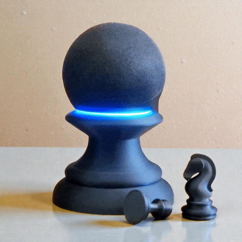 Chess Pawn Echo Dot Stand | Modern Smart Home Decor