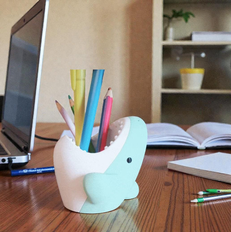 Kawaii Shark Desk Organizer | Home and Executive | Vanity and Tech | Modern Nautical Decor