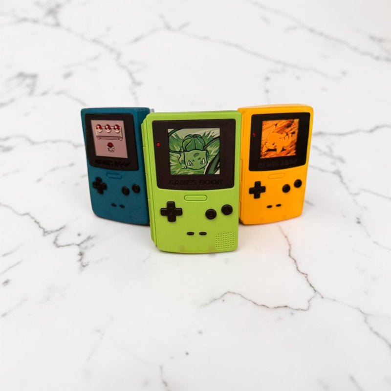 3D Printed Game Boy Inspired Switch Game Book Storage | 27 Cartridge + 9 Micro SD Card Holder