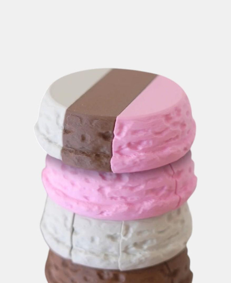 Scoopy Stacks Ice Cream Tumbling Tower Game | 3D Printed Family Fun