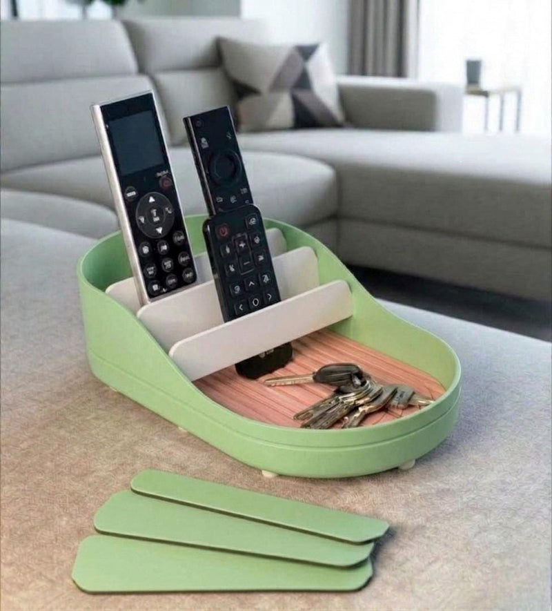 Sofa Hub Couch Organizer | 3D Printed Armrest Tray for Remote Controls, Phone, Drinks & Glasses