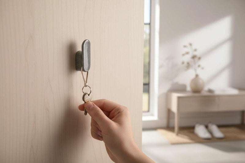 3D Printed Towel Hooks | Modern Minimalist Wall Hanger Set | Custom Color Choice