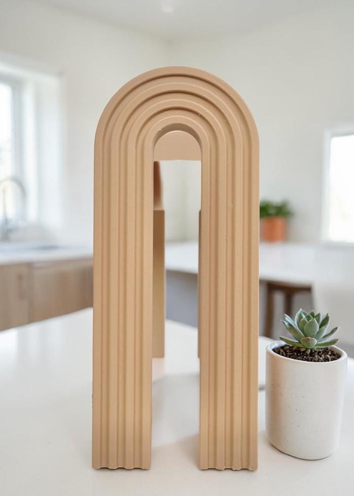 3D Printed Minimalist Perfume Shelf — Tabletop Vanity Organizer for Perfume Skincare & Beauty Display