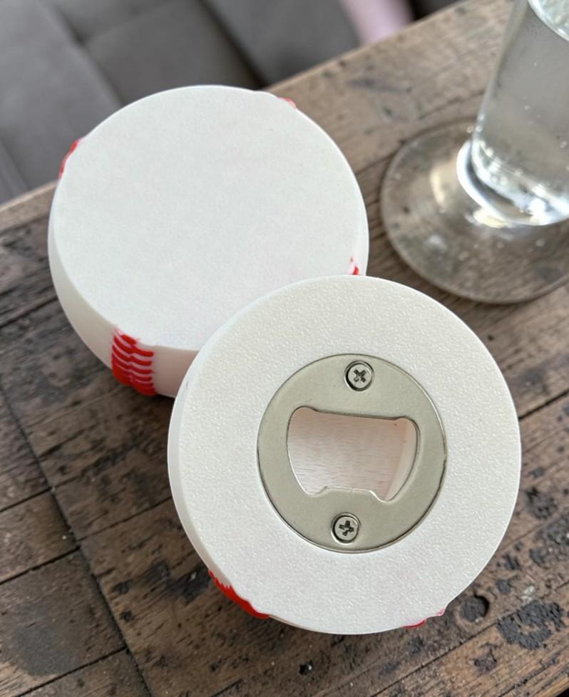 3D Printed Baseball Bottle Opener | Sports Fan Bar Decor