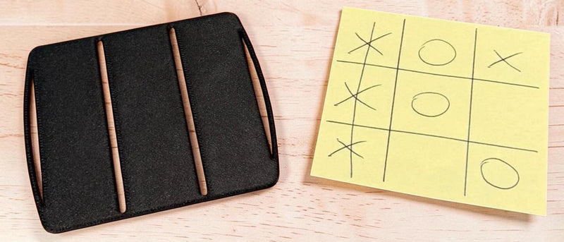 3D Printed USB Sticky Note Holder | Giant Desk Organizer, Tech Decor (Frost White)