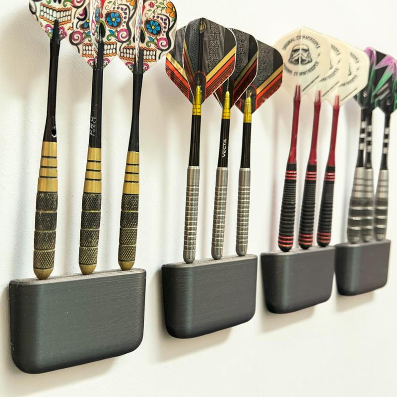 3D Printed Slim Dart Holder Stand | Custom Darts Storage Display | Wall-Safe Organizer | Gift for Dart Players | Minimal Modern Design