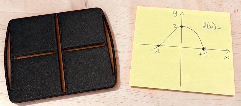3D Printed USB Sticky Note Holder | Giant Desk Organizer, Tech Decor (Frost White)