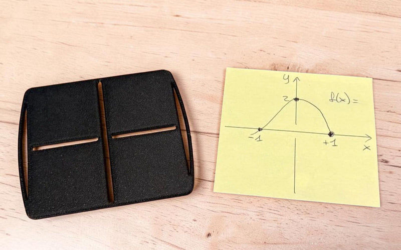 3D Printed USB Sticky Note Holder | Giant Desk Organizer, Tech Decor (Frost White)