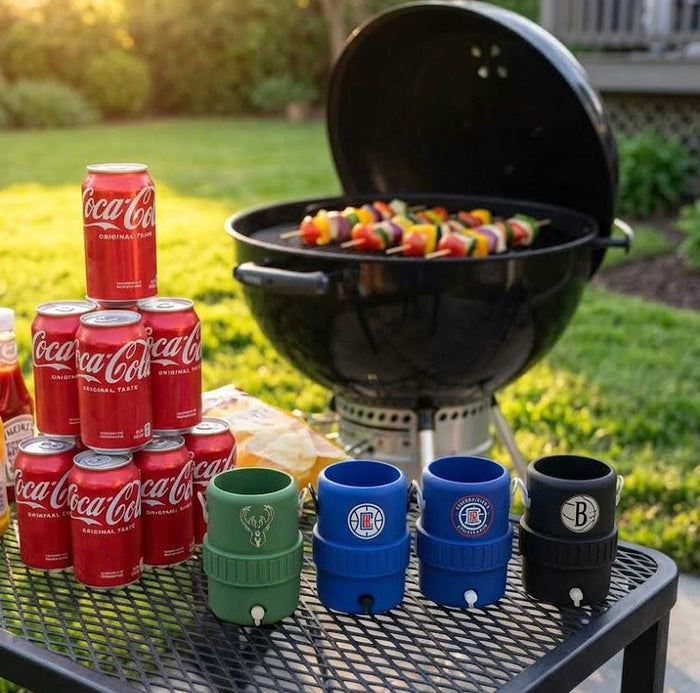 3D Printed | NBA Mini Igloo Cooler Koozie | Basketball Fan Can Holder